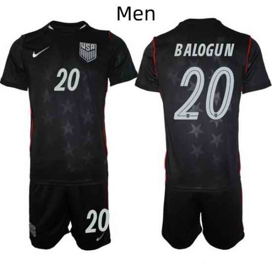 USA FIFA World Cup 2026 Navy Blue Soccer Jersey Folarin Balogun #20